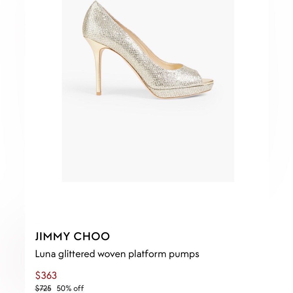 Jimmy Choo Luna heels 35 worn once